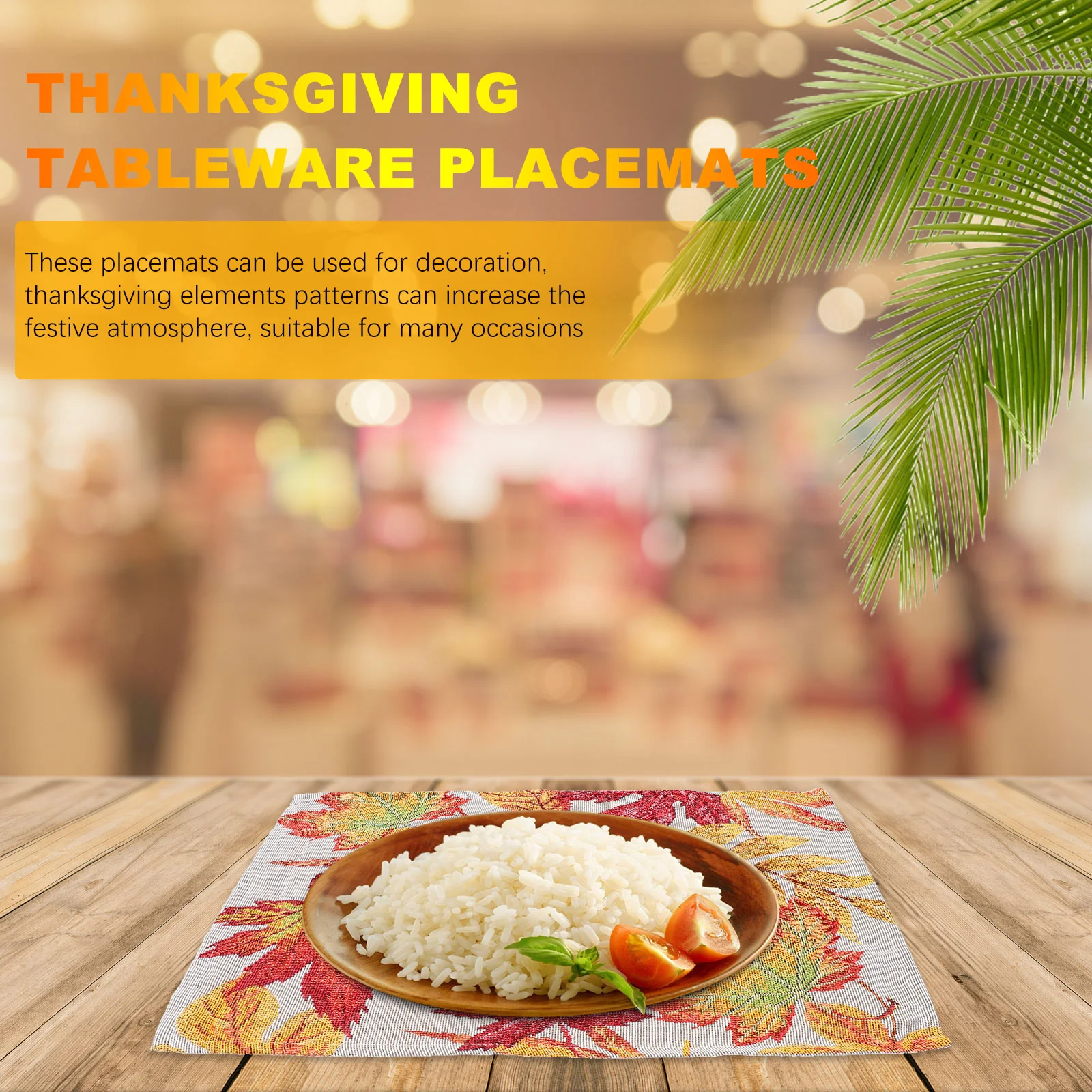 4pcs Table Mats Non-skid Mats Table Heat-insulated Meal Mats for Restaurant
4pcs Table Mats Non-skid Mats Table Heat-insulated Meal Mats for Restaurant