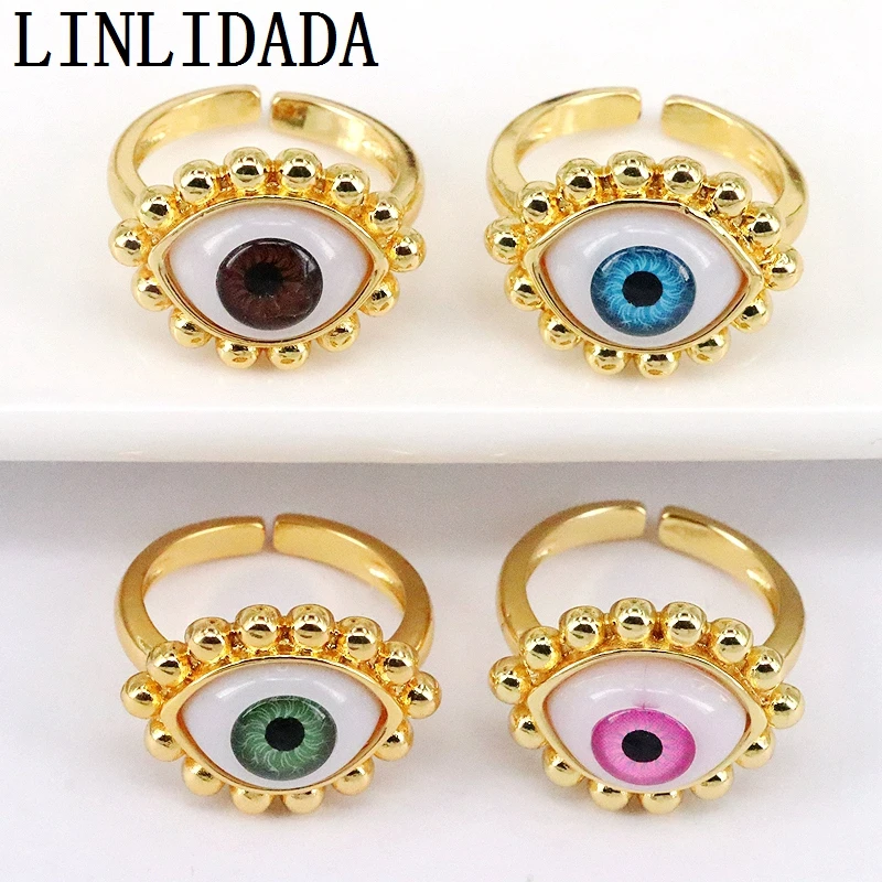 10Pcs Bohemian Charm Gold Plated Resin Eye Adjustable Open Rings for Men Women Girls Gothic Party Jewelry
10Pcs Bohemian Charm Gold Plated Resin Eye Adjustable Open Rings for Men Women Girls Gothic Party Jewelry