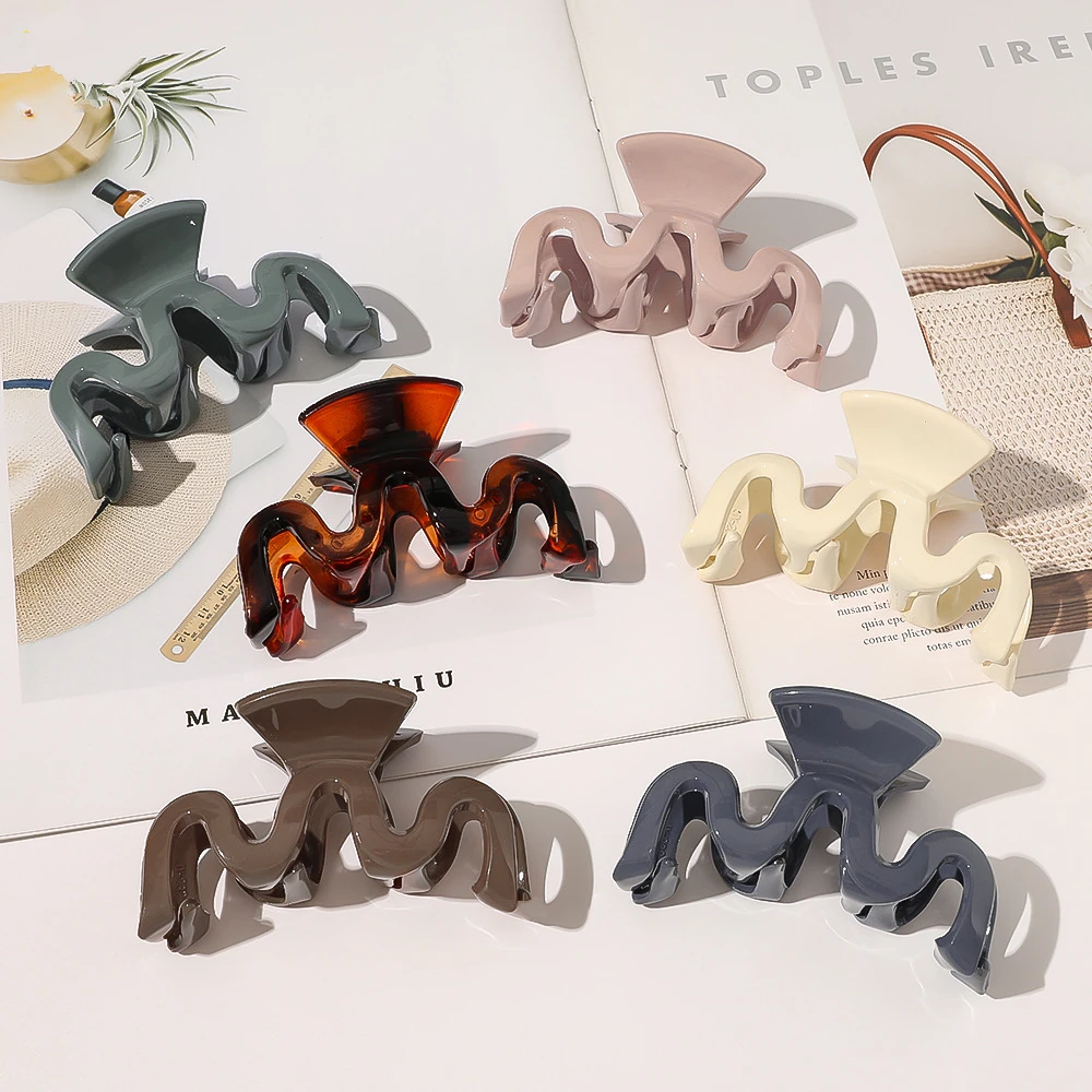 French Style Elegant Design Plastic Gripping Clip Temperament Simple Solid Color Acrylic Hairpin Hair Gripping Korean New Style
French Style Elegant Design Plastic Gripping Clip Temperament Simple Solid Color Acrylic Hairpin Hair Gripping Korean New Style