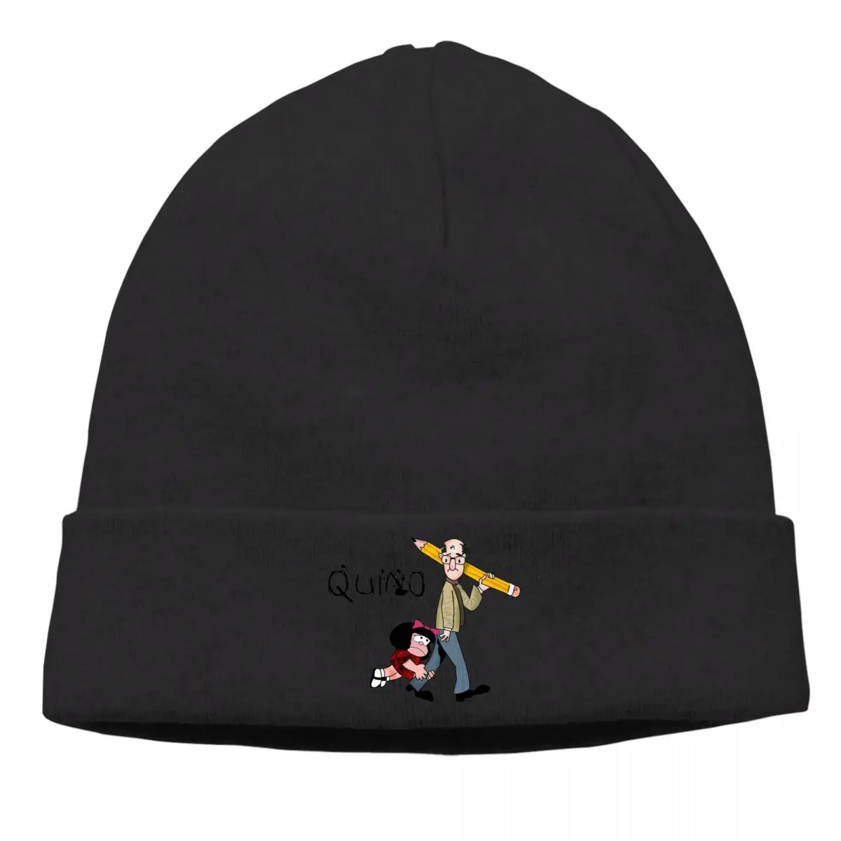 Bonnet Mafalda Quino Funny Manga Cycling Knitting Hat Hold Thigh Winter Warm Street Skullies Beanies Caps
Bonnet Mafalda Quino Funny Manga Cycling Knitting Hat Hold Thigh Winter Warm Street Skullies Beanies Caps