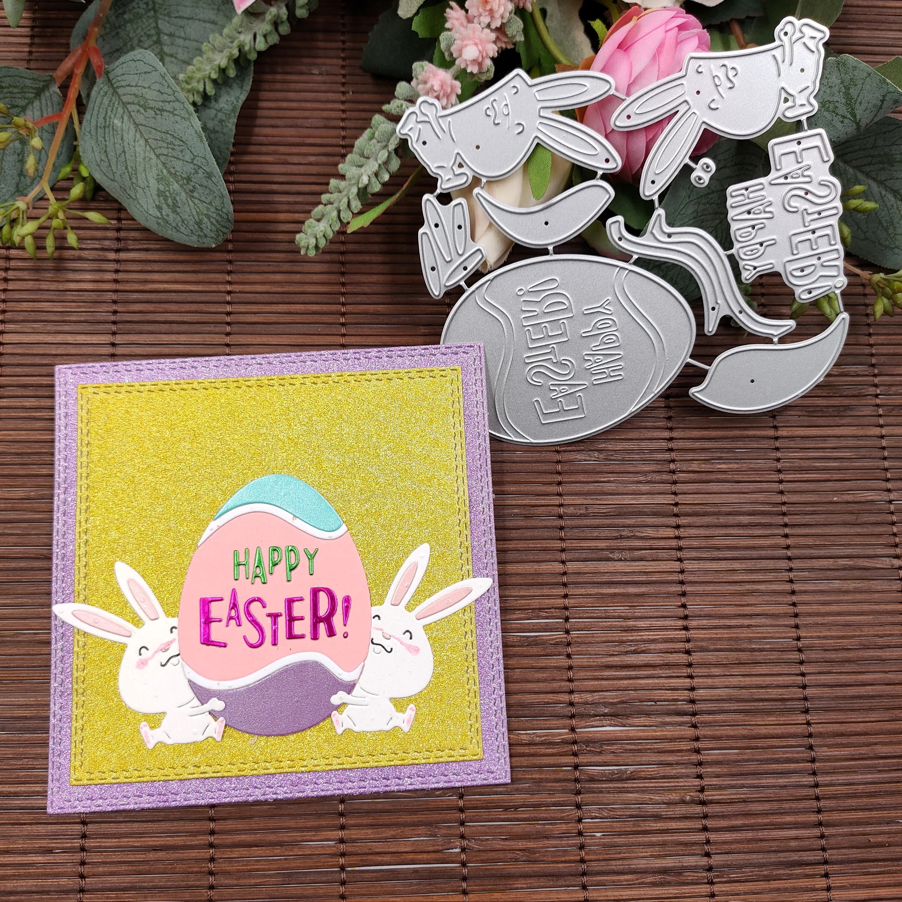 The Easter Bunny and Eggs Metal Cutting Dies For DIY Scrapbooking Cards Decorative Craft Embossing
The Easter Bunny and Eggs Metal Cutting Dies For DIY Scrapbooking Cards Decorative Craft Embossing