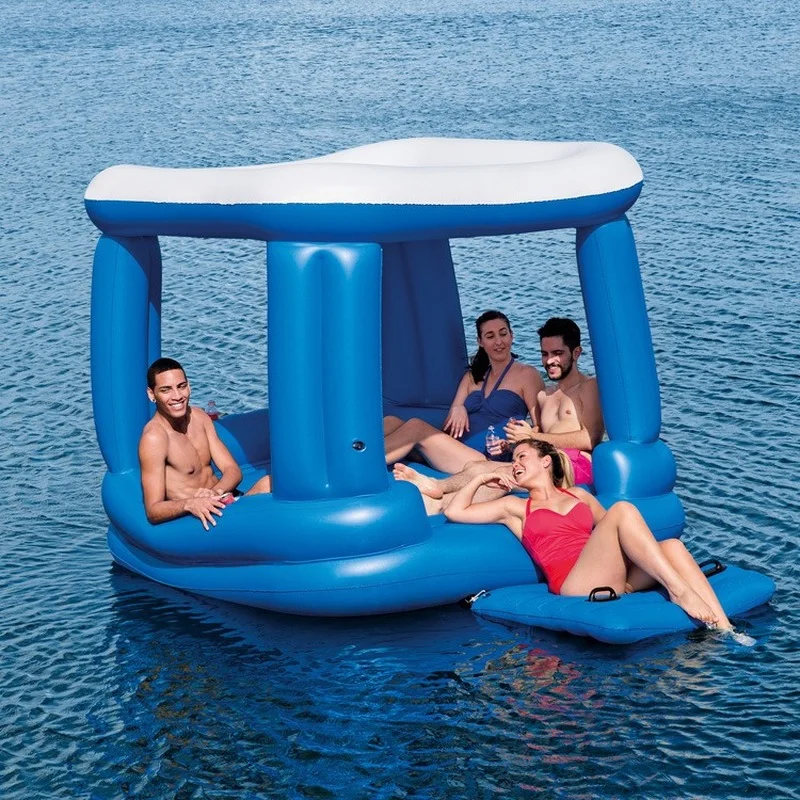 4-6 People Blue Square Floating House 218*218cm Water Floating Row For Adult Leisure Pool Beach Floating Island Lounger
4-6 People Blue Square Floating House 218*218cm Water Floating Row For Adult Leisure Pool Beach Floating Island Lounger