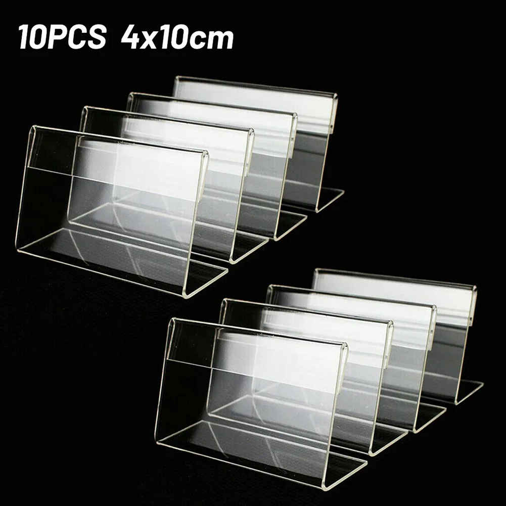 10/15pcs Acrylic Sign Display Stand Price Business Card Frame Label Poster Stand Display Easels For Wedding Home Decor 4x10cm
10/15pcs Acrylic Sign Display Stand Price Business Card Frame Label Poster Stand Display Easels For Wedding Home Decor 4x10cm