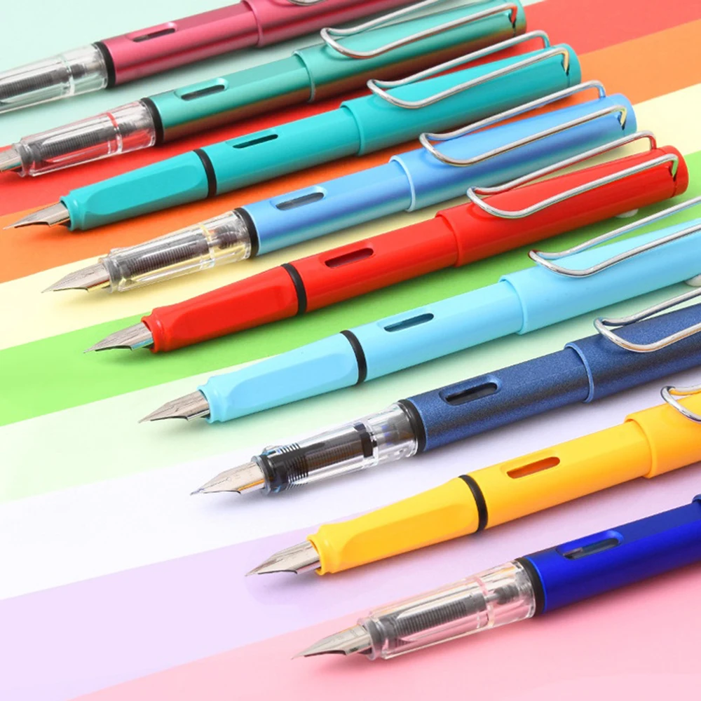 Office School Writing Supplies Fountain Pen Set 0.38mm Writing Signature Pen Black Bule Ink Sac Student Stationery Gifts
Office School Writing Supplies Fountain Pen Set 0.38mm Writing Signature Pen Black Bule Ink Sac Student Stationery Gifts