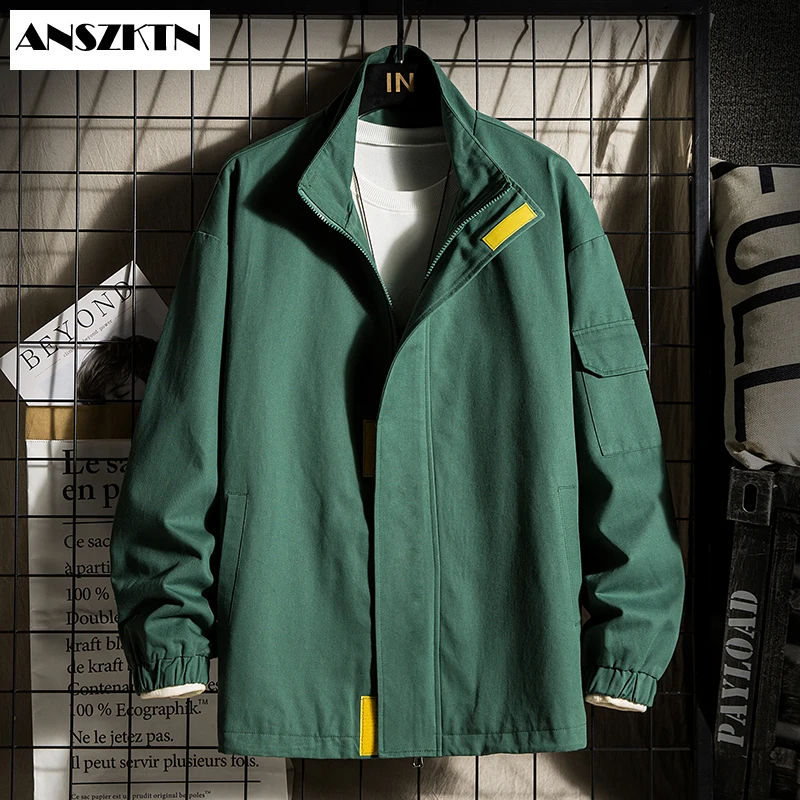 Men's Bomber Jacket Men New Autumn Solid Cargo Jackets Fashion Causal Loose Zipper Coat Windbreaker Outerwear Plus Size Clothing
Men's Bomber Jacket Men New Autumn Solid Cargo Jackets Fashion Causal Loose Zipper Coat Windbreaker Outerwear Plus Size Clothing