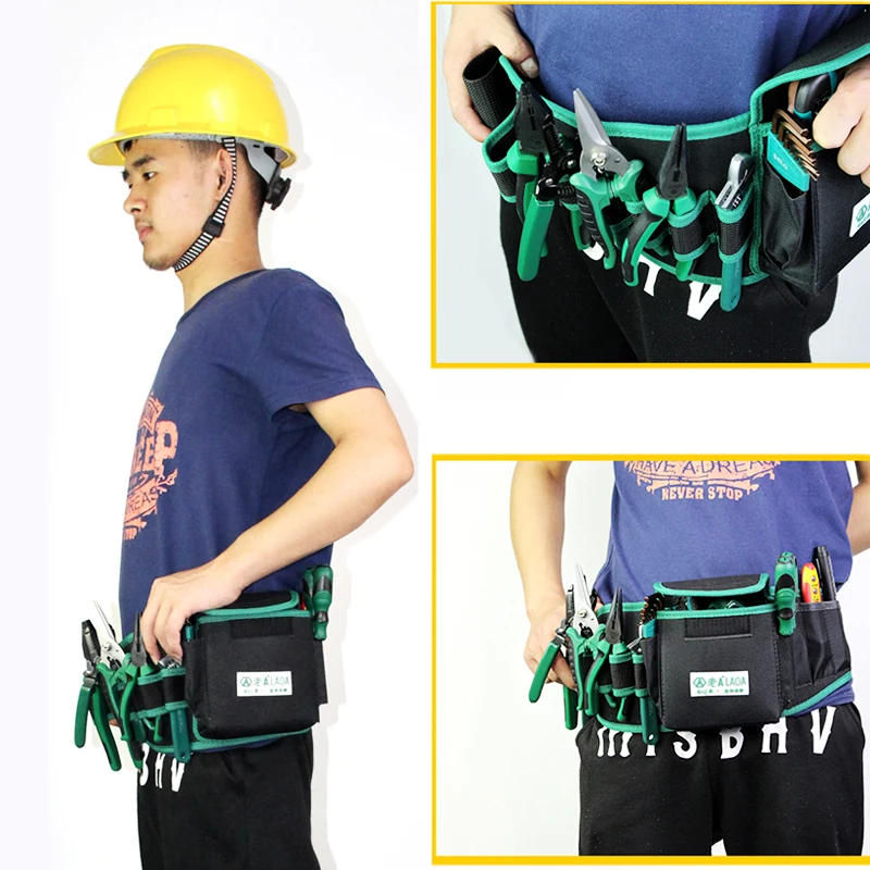 LAOA Waterproof Electrician Bag Double Layers Tool Bags Storage tools kit Waist Bag Pocket for Professional Electricians
LAOA Waterproof Electrician Bag Double Layers Tool Bags Storage tools kit Waist Bag Pocket for Professional Electricians