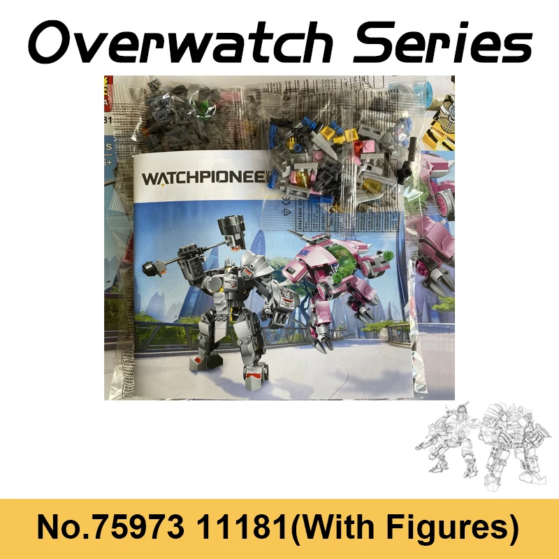 455pcs Video Games D.Va & Reinhardt Building Blocks Bricks Overwatching Compatible 75973 Model Toys Children Christmas Gifts
455pcs Video Games D.Va & Reinhardt Building Blocks Bricks Overwatching Compatible 75973 Model Toys Children Christmas Gifts