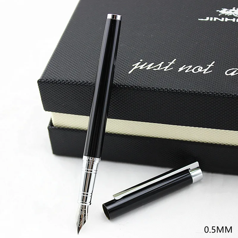 Ink Pen Nib 0.5mm Caligraphy Pen High Quality Black Steel Ink Pens For Writing Metal Plumas Para Escribir
Ink Pen Nib 0.5mm Caligraphy Pen High Quality Black Steel Ink Pens For Writing Metal Plumas Para Escribir