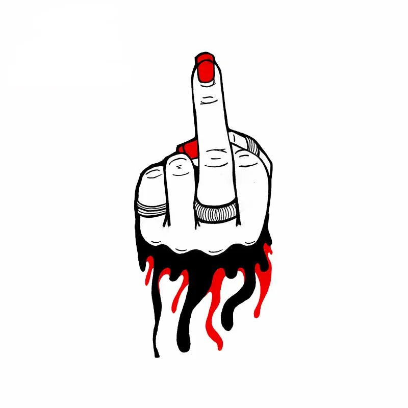 13cm x 6.1cm For Cartoon Middle Finger Car Styling Sticker Anime Decal Body for Car Waterproof Motorcycle Decoration
13cm x 6.1cm For Cartoon Middle Finger Car Styling Sticker Anime Decal Body for Car Waterproof Motorcycle Decoration