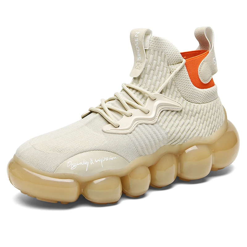 Men's Spring and Summer New Bubble Cushion Knitting Shoes Breathable Leisure Anti-Slip Damping Platform Balls Shoes sneakers
Men's Spring and Summer New Bubble Cushion Knitting Shoes Breathable Leisure Anti-Slip Damping Platform Balls Shoes sneakers