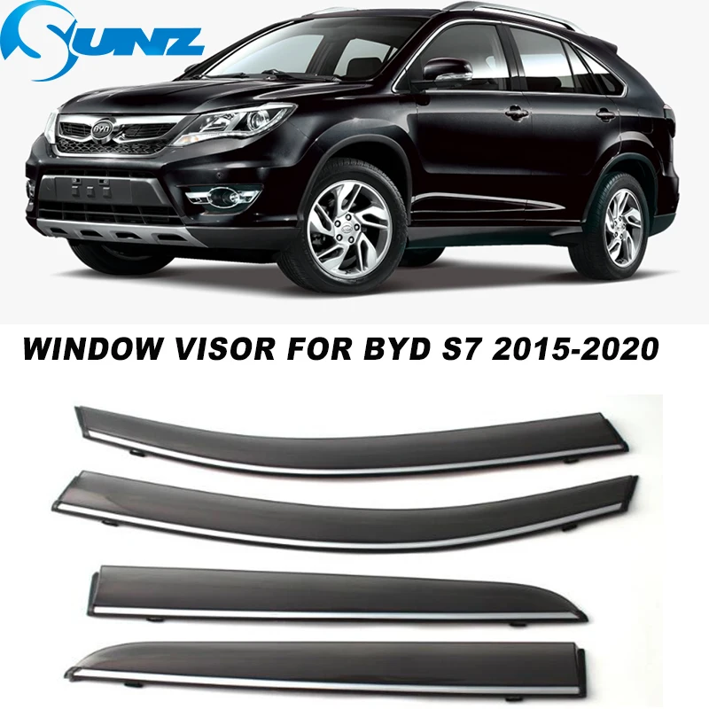 Side Window Visors For BYD S7 2015 2016 2017 2018 2019 2020 Smoke Weathershields Sun Rain Deflector SUNZ
Side Window Visors For BYD S7 2015 2016 2017 2018 2019 2020 Smoke Weathershields Sun Rain Deflector SUNZ