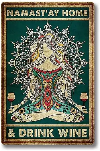 Old Art Retro Metal Tin Sign Hippie Girl Girl Doing Yoga ! for Shop/Home/Farm/Cafe/Garage/Wall Decor,Best Gift Decor Design
Old Art Retro Metal Tin Sign Hippie Girl Girl Doing Yoga ! for Shop/Home/Farm/Cafe/Garage/Wall Decor,Best Gift Decor Design