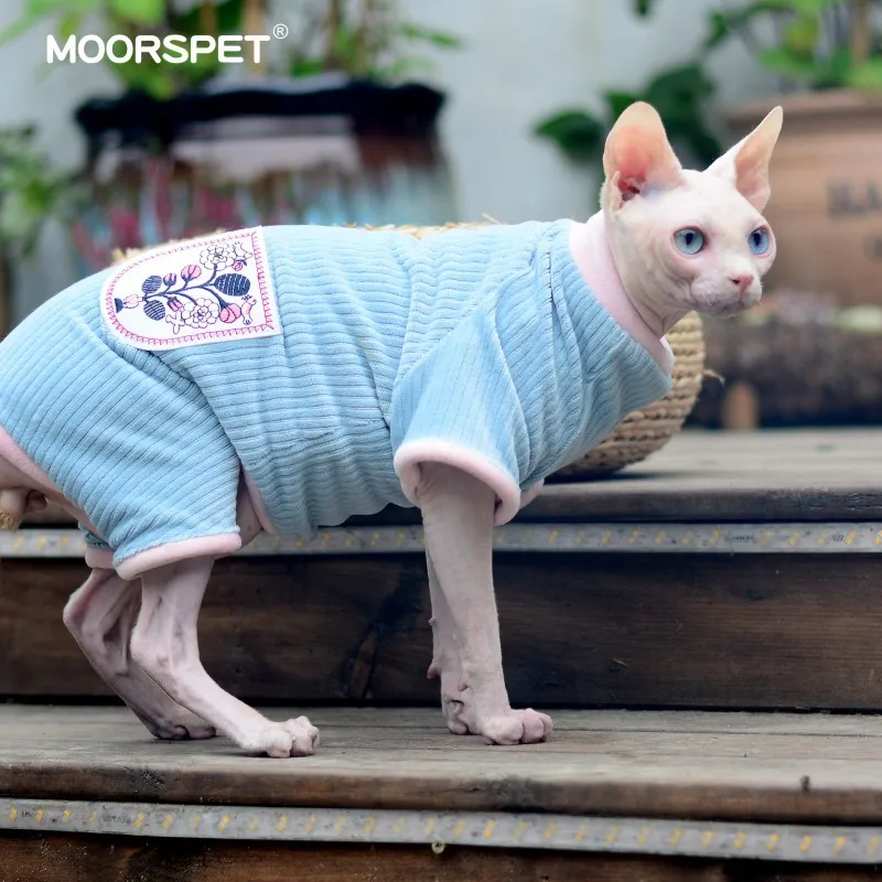 Autumn and winter hairless cat Sphinx cat autumn and winter warm double-sided plus velvet four-legged coat Sphinx pet cat coat
Autumn and winter hairless cat Sphinx cat autumn and winter warm double-sided plus velvet four-legged coat Sphinx pet cat coat