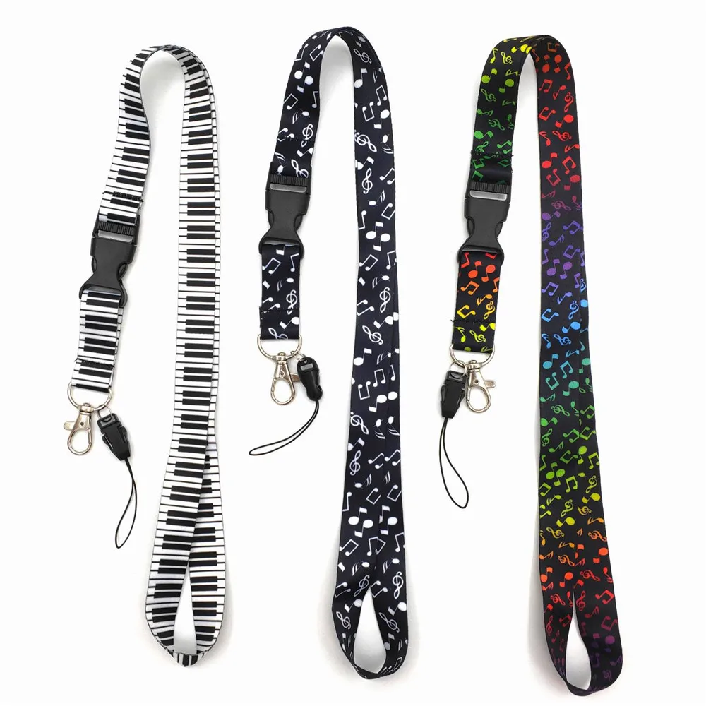Musical Note Piano Print Keychain Ribbon Lanyards For Keys Id Card Phone Straps Hanging Rope Lariat Students Badge Holder New
Musical Note Piano Print Keychain Ribbon Lanyards For Keys Id Card Phone Straps Hanging Rope Lariat Students Badge Holder New