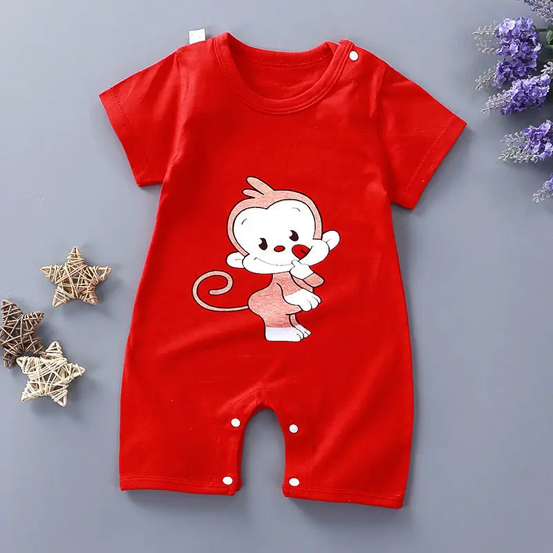 Baby Bodysuit Pure Cotton Summer Newborn Pajamas Home Clothing For Boys And Girls 0-2 Years Old Infant Clothes Cartoon Rompers
Baby Bodysuit Pure Cotton Summer Newborn Pajamas Home Clothing For Boys And Girls 0-2 Years Old Infant Clothes Cartoon Rompers