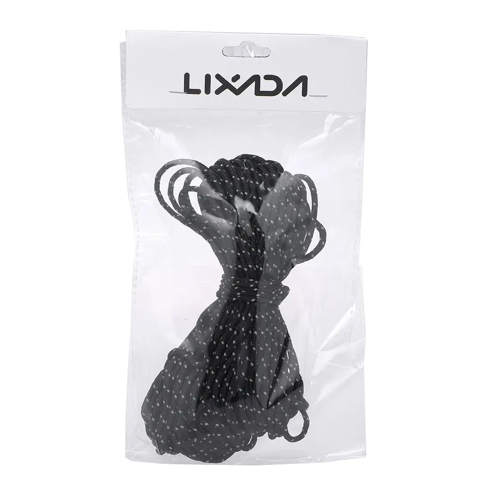 Lixada Кемпинг-параккорд выживания Cuerda 20 м светоотражающий шнур веревки открытый