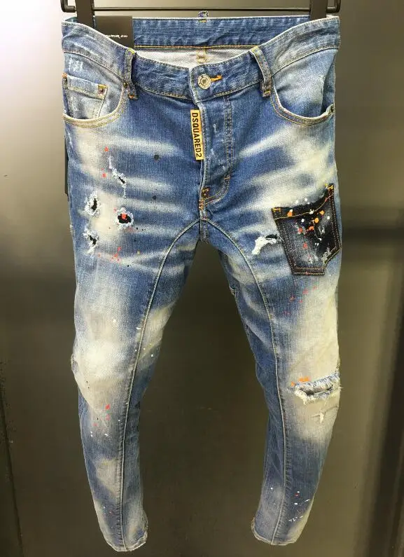 2021 New Authentic Classic DSQ European Style Casual Italian Brand Jeans Pants Design Ripped Pants Jeans
2021 New Authentic Classic DSQ European Style Casual Italian Brand Jeans Pants Design Ripped Pants Jeans