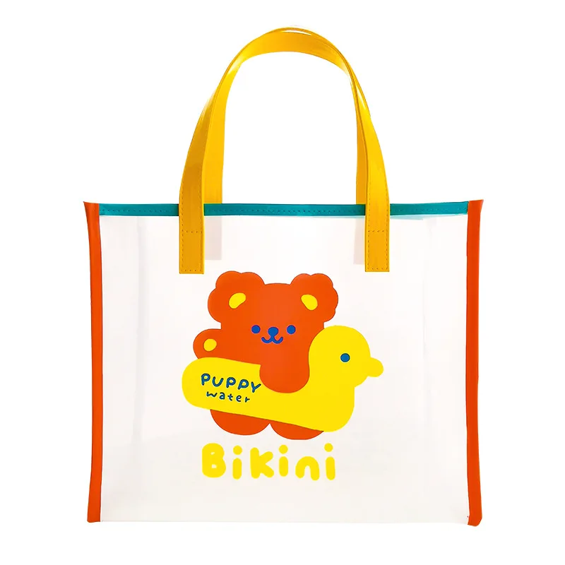 Korean Style Cute Girl Heart Bear Jelly Shopping Bag Student Make-up Bag Sundries Storage Bag
Korean Style Cute Girl Heart Bear Jelly Shopping Bag Student Make-up Bag Sundries Storage Bag