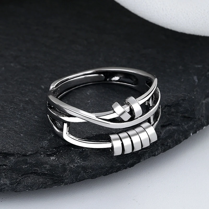 Retro Temperament Three Circle Index Finger Ring Female Transfer Beads Adjustable Ring Jewelry Gift
Retro Temperament Three Circle Index Finger Ring Female Transfer Beads Adjustable Ring Jewelry Gift