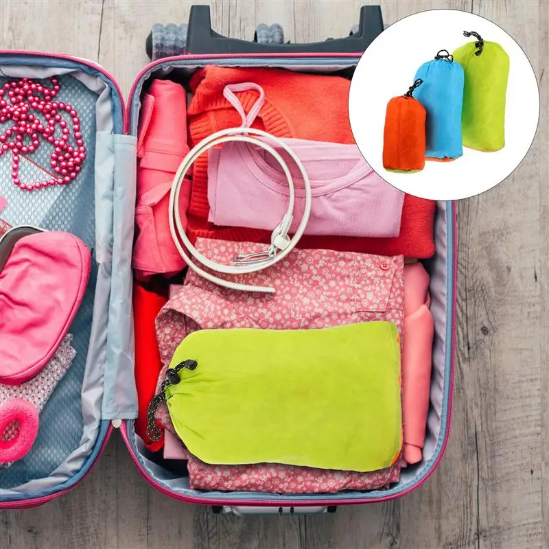 3pcs Waterproof Durable Practical Drawstring Pouches Sundries Containers for Home
3pcs Waterproof Durable Practical Drawstring Pouches Sundries Containers for Home