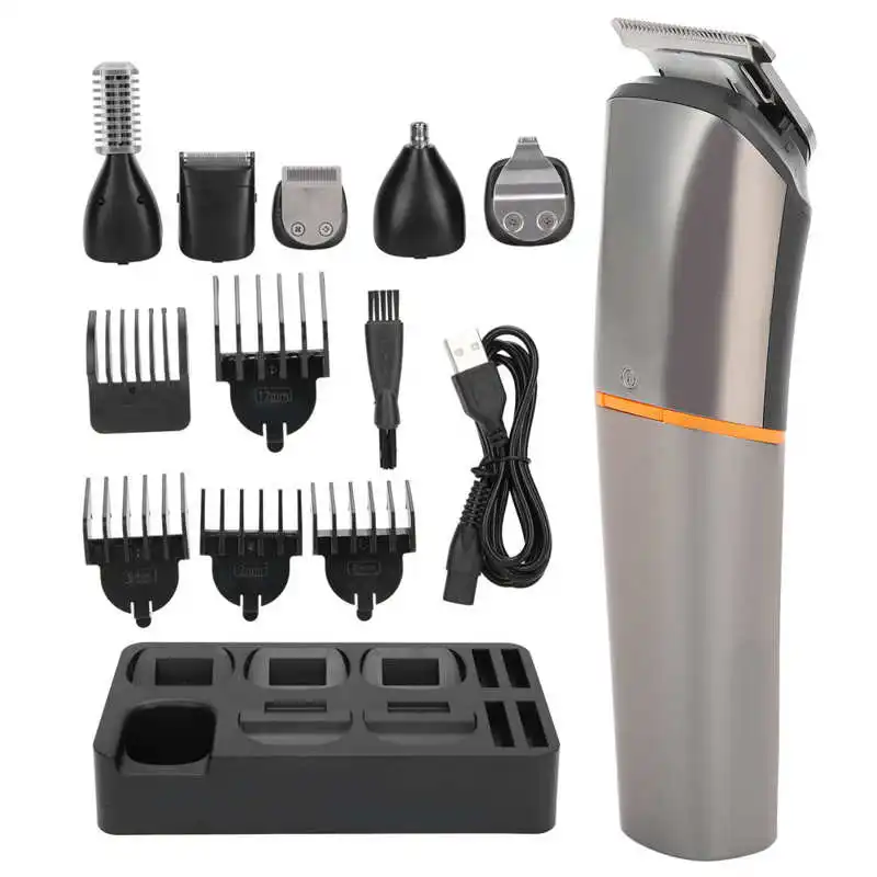6in 1 Electric Hair Clipper Trimmer Portable Hair Cutting Machine Styling Tool USB Charging
6in 1 Electric Hair Clipper Trimmer Portable Hair Cutting Machine Styling Tool USB Charging