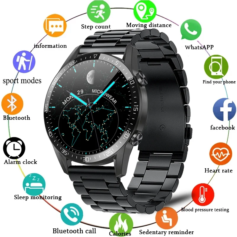2021 New Bluetooth Call Smart Watch Men Spin Button Full Touch Screen IP68 Waterproof Heart Rate ECG Smartwatch For Android IOS
2021 New Bluetooth Call Smart Watch Men Spin Button Full Touch Screen IP68 Waterproof Heart Rate ECG Smartwatch For Android IOS