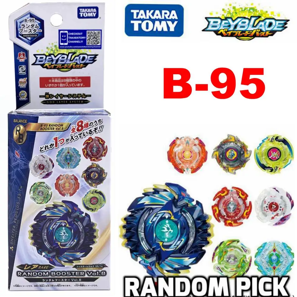 Японская оригинальная игрушка TAKARA TOMY BEYBLADE BURST, рандомный бустер, Vol.8/Takara Tomy, детский топ
Японская оригинальная игрушка TAKARA TOMY BEYBLADE BURST, рандомный бустер, Vol.8/Takara Tomy, детский топ