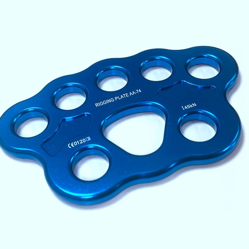 8 Holes Rigging Plate Outdoor 45KN Rescue Rock Climb Rescue Climbing Equipment Mountaineer Anchor Connector Gear
8 Holes Rigging Plate Outdoor 45KN Rescue Rock Climb Rescue Climbing Equipment Mountaineer Anchor Connector Gear