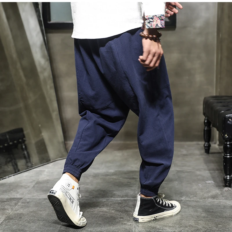 Street Pants Long Plus Men's Summer Loose Large Size Casual Pants Chinese Style Cotton And Linen Pants Trousers Men's Pants 2020
Street Pants Long Plus Men's Summer Loose Large Size Casual Pants Chinese Style Cotton And Linen Pants Trousers Men's Pants 2020