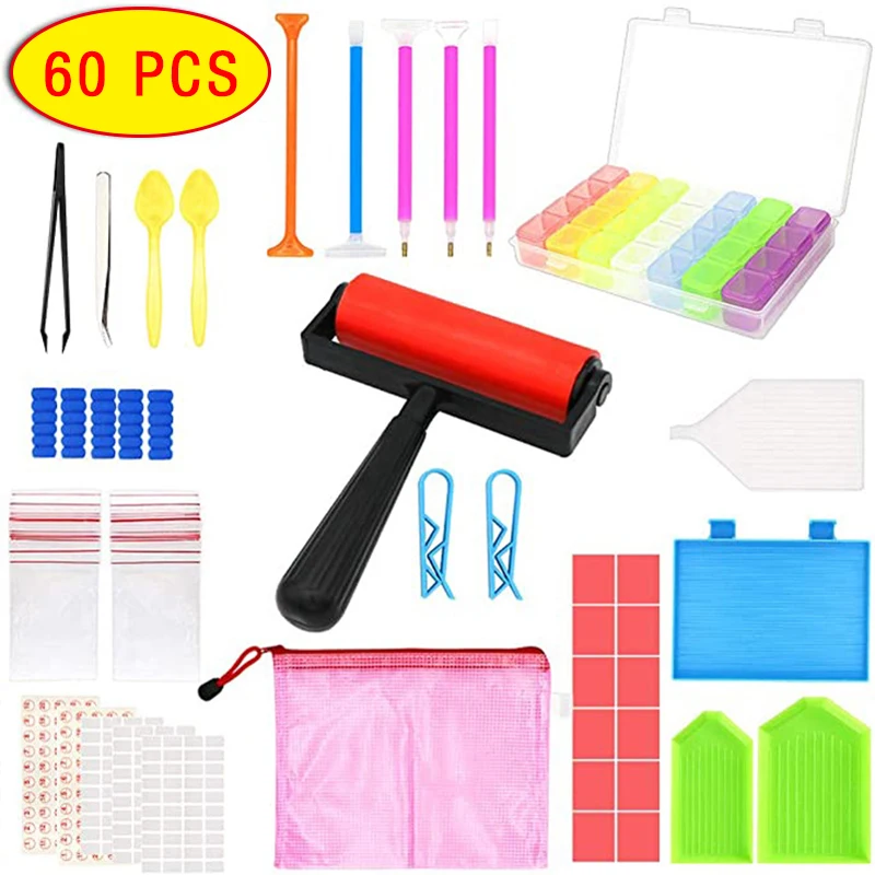 Diamonds Painting Tools and Accessories Kits with Diamond Painting Roller and 28 Grids Diamond Embroidery Box for Adults or Kids
Diamonds Painting Tools and Accessories Kits with Diamond Painting Roller and 28 Grids Diamond Embroidery Box for Adults or Kids