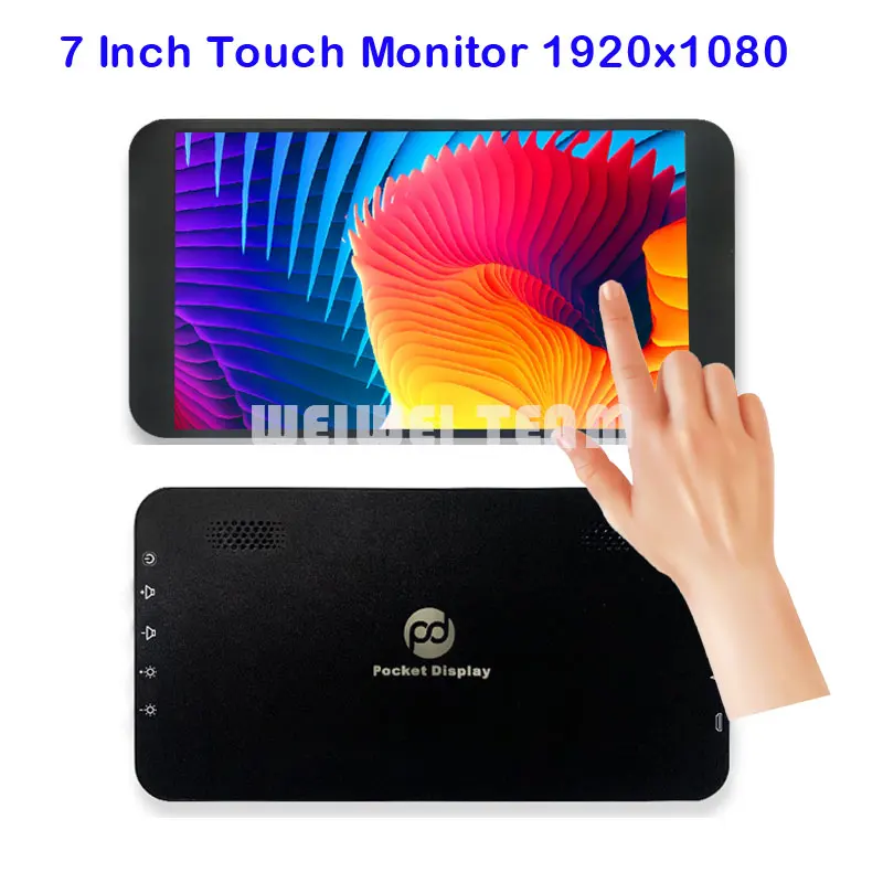 7 Inch Portable Touch Monitor For Raspberry Pi Nintendo PS4 Switch Xbox TV Box Camera Linux Android 1920*1080 IPS Display
7 Inch Portable Touch Monitor For Raspberry Pi Nintendo PS4 Switch Xbox TV Box Camera Linux Android 1920*1080 IPS Display