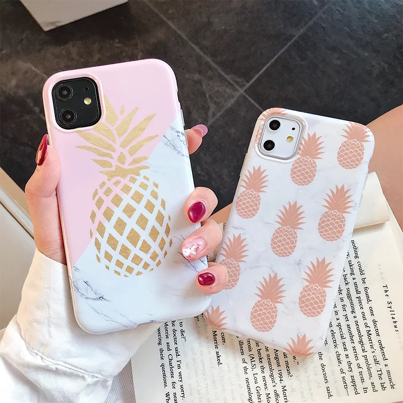 Soft Silicone Case For iPhone 11 Pro Case Fruit Pineapple Design Cover For iPhone 6s 7 8 Plus XS Max 11 Pro Max Shockproof Coque 
Soft Silicone Case For iPhone 11 Pro Case Fruit Pineapple Design Cover For iPhone 6s 7 8 Plus XS Max 11 Pro Max Shockproof Coque