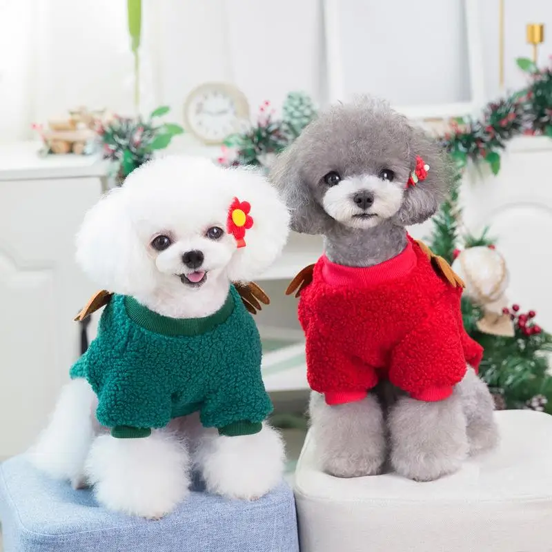 Warm Fleece Pet Clothes Teddy Christmas Winter Clothes Fashion Sweater For Pet Small Dog Puppy Coat Outfit For home Pets Supply
Warm Fleece Pet Clothes Teddy Christmas Winter Clothes Fashion Sweater For Pet Small Dog Puppy Coat Outfit For home Pets Supply