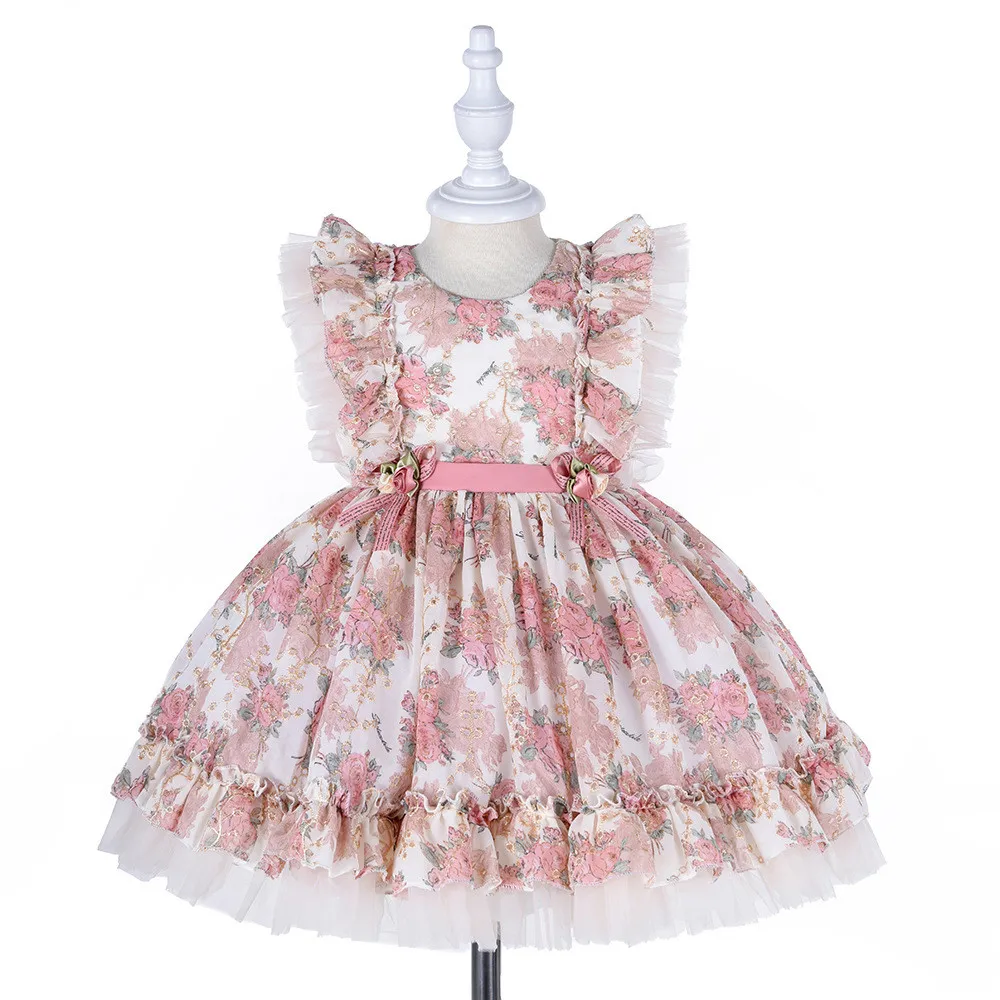Baby Girl Floral Spanish Dress Children Royal Lolita Dresses Infant Birthday Baptism Ball Gowns Toddler Girls Boutique Vestidos
Baby Girl Floral Spanish Dress Children Royal Lolita Dresses Infant Birthday Baptism Ball Gowns Toddler Girls Boutique Vestidos