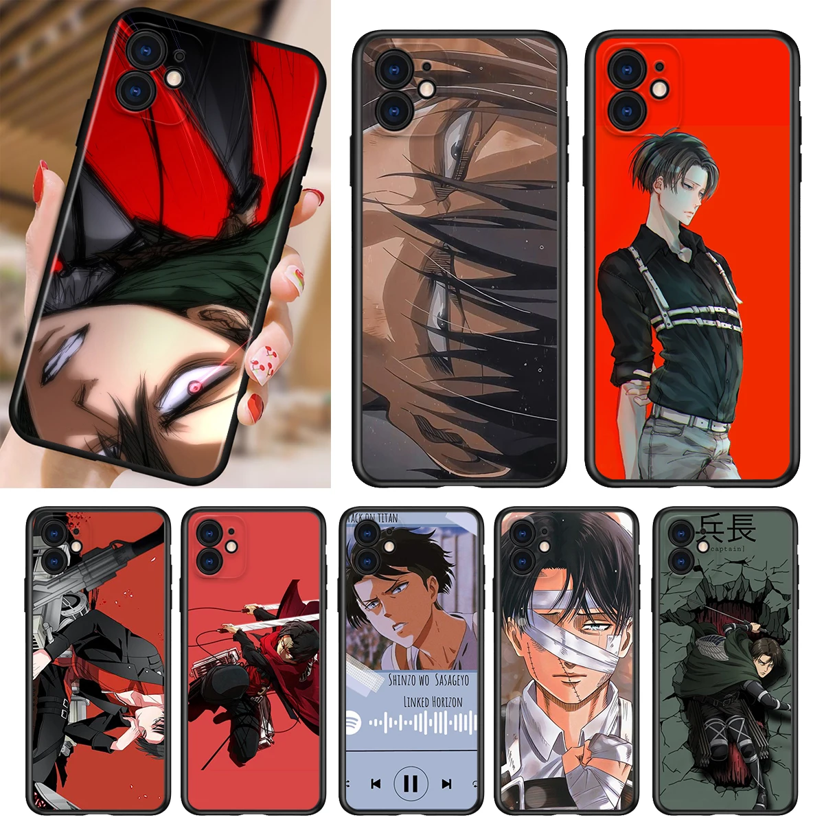 Silicone Cover Attack On Titan Ackerman For Apple iPhone 13 12 11 SE XS XR X 7 8 6 5 S mini Plus Pro MAX 2020 Black Phone Case
Silicone Cover Attack On Titan Ackerman For Apple iPhone 13 12 11 SE XS XR X 7 8 6 5 S mini Plus Pro MAX 2020 Black Phone Case