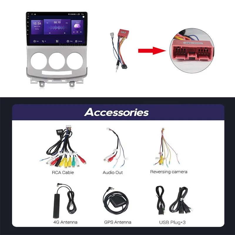 Mekede 7862 QLED Screen 1280*720 Android 10 For Mazda 5 2 CR 2005 - 2010 Car Radio Multimedia Video Player GPS DSP Carplay 4G
Mekede 7862 QLED Screen 1280*720 Android 10 For Mazda 5 2 CR 2005 - 2010 Car Radio Multimedia Video Player GPS DSP Carplay 4G