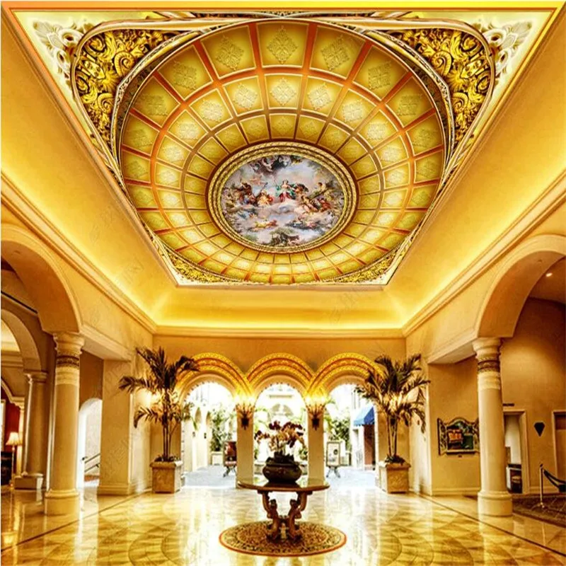 European Classical Pattern Angle Oil Painting Photo Wallpaper for Ceiling Hotel Living Room Luxury Home Decor Wall Paper Murals 
European Classical Pattern Angle Oil Painting Photo Wallpaper for Ceiling Hotel Living Room Luxury Home Decor Wall Paper Murals