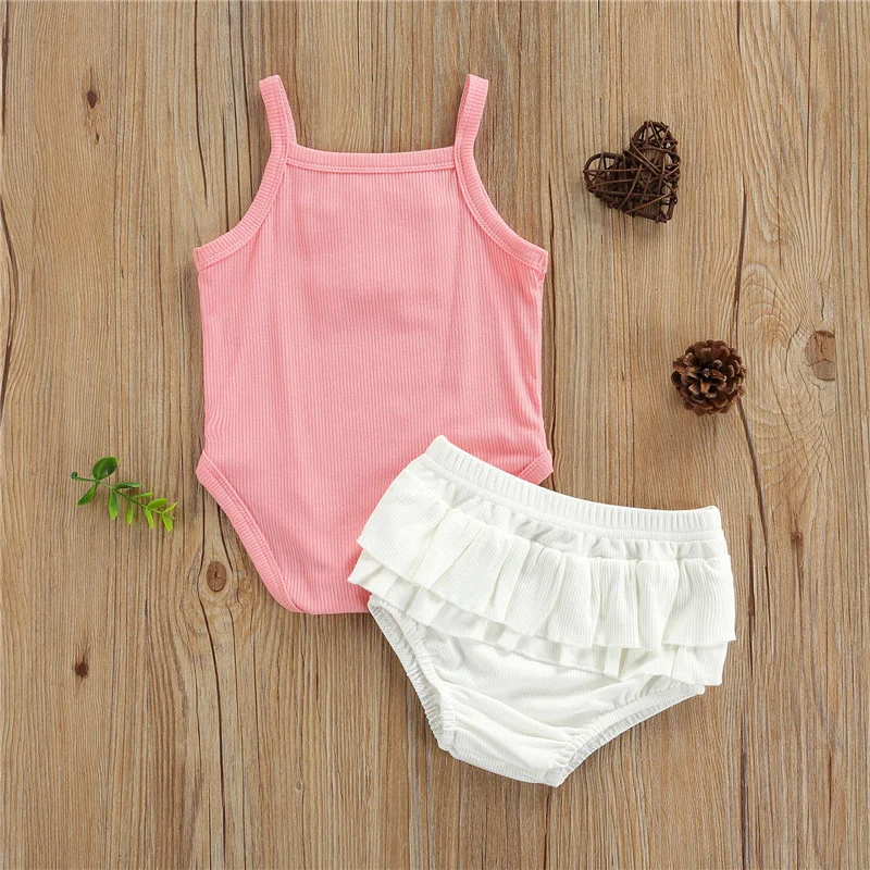 2pcs Toddler Baby Girls Solid Color Clothes Set,Kids Girls Sleeveless Square Collar Romper+Short Pants with Ruffles,3-24Months
2pcs Toddler Baby Girls Solid Color Clothes Set,Kids Girls Sleeveless Square Collar Romper+Short Pants with Ruffles,3-24Months