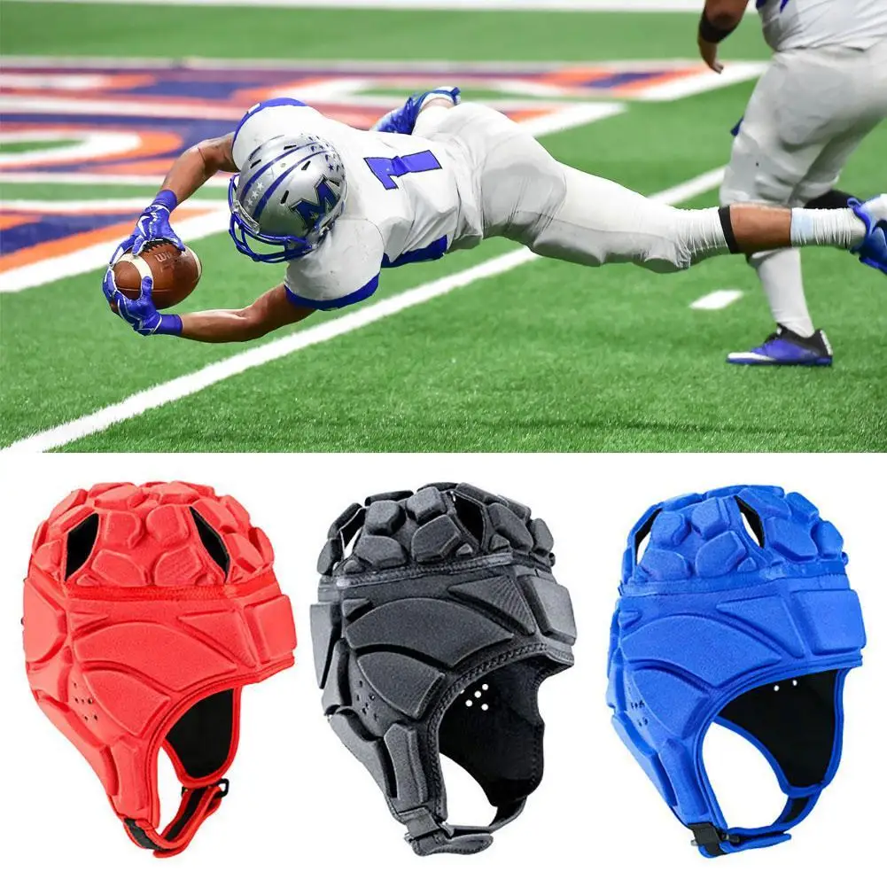 Kids Adult Rugby Soccer Football Goalkeeper Helmet EVA Shockproof Headgear Goalie Head Protector Cap Unisex for Youth and Adult
Kids Adult Rugby Soccer Football Goalkeeper Helmet EVA Shockproof Headgear Goalie Head Protector Cap Unisex for Youth and Adult