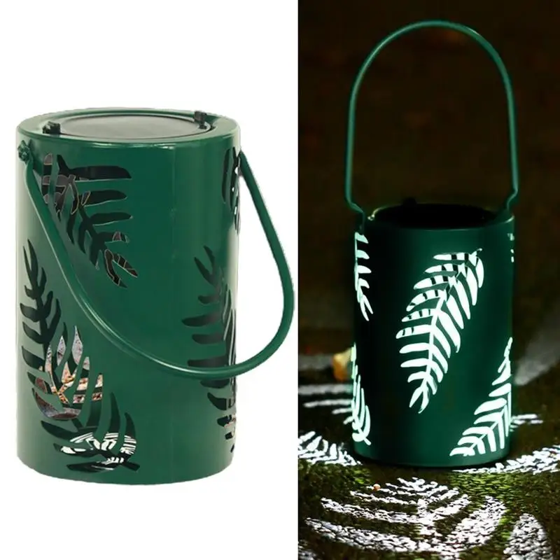 Waterproof Iron Solar Lantern Hollow Leaf Shape Lantern with Hook Lawn Lamp for Garden Balcony Bedroom
Waterproof Iron Solar Lantern Hollow Leaf Shape Lantern with Hook Lawn Lamp for Garden Balcony Bedroom