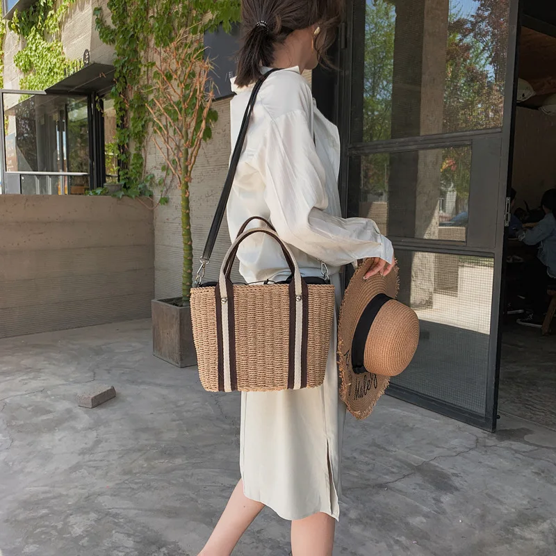 Summer Handmade Bags For Women Weaving Straw Bag Beach Bag Rattan Kintted Handbags Totes Knitted Shoulder bag bags 2021
Summer Handmade Bags For Women Weaving Straw Bag Beach Bag Rattan Kintted Handbags Totes Knitted Shoulder bag bags 2021