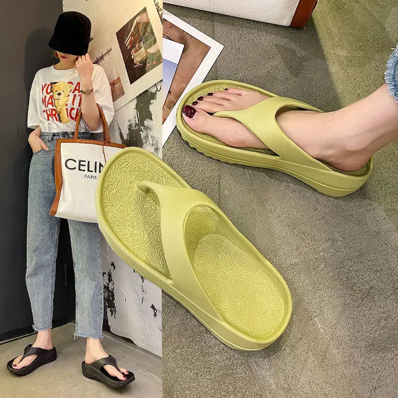 YMT Web celebrity INS Slippers for Women's External Wear Summer 2021 versatile platform flops with clipping legs
YMT Web celebrity INS Slippers for Women's External Wear Summer 2021 versatile platform flops with clipping legs