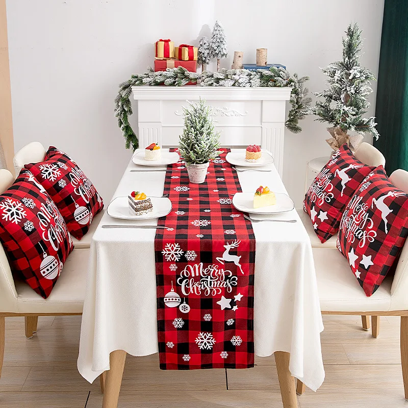 

Льняные Чехлы для подушек, наволочки для подушек с надписью "Merry Christmas", для дома, дивана, оленя, наволочка, рождественские подарки