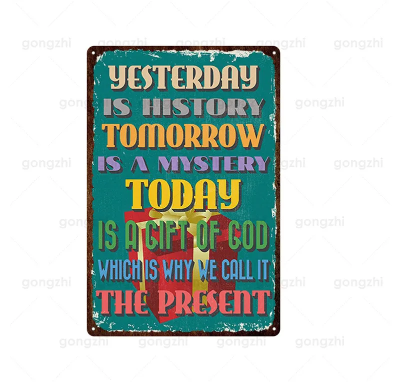 Retro Shabby Iron Decorative Painting Signage Family Motto Metal Plaque Customizable Pattern 20x30cm Anti-fading Process
Retro Shabby Iron Decorative Painting Signage Family Motto Metal Plaque Customizable Pattern 20x30cm Anti-fading Process
