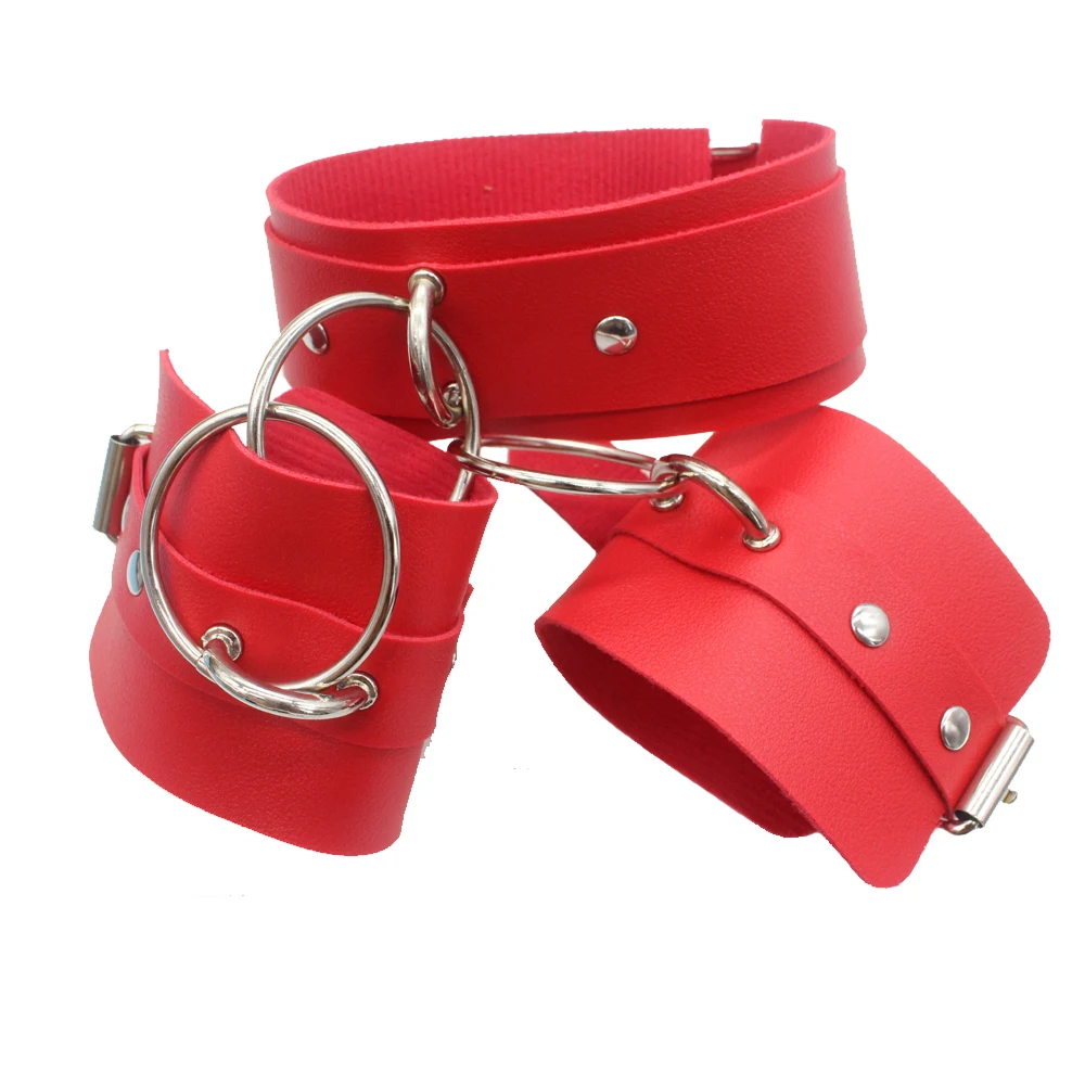 Vintage Leather Ring Choker Round Necklace Collar Statement for Women Punk Goth Collier Hand Straps Set Femme Metal Jewelry 
Vintage Leather Ring Choker Round Necklace Collar Statement for Women Punk Goth Collier Hand Straps Set Femme Metal Jewelry
