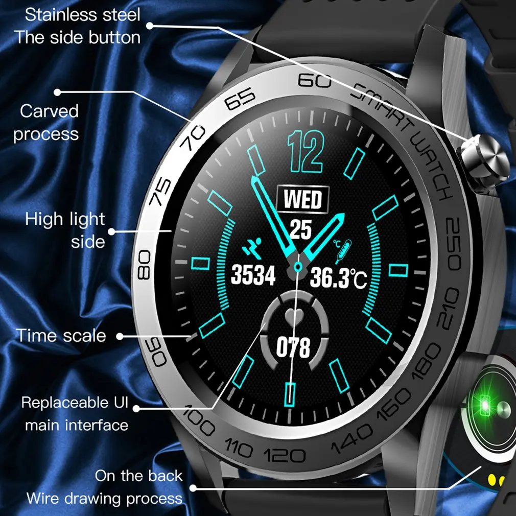 Men Sports Smart Watch GPS Bracelet Temperature Monitoring Various Sports Modes Health Data Analysis Watch
Men Sports Smart Watch GPS Bracelet Temperature Monitoring Various Sports Modes Health Data Analysis Watch