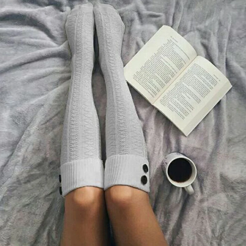 Winter Women Comfortable Long Boot Socks Golf Course School Girl Soft Warm Over Knee Elastic Long Socks
Winter Women Comfortable Long Boot Socks Golf Course School Girl Soft Warm Over Knee Elastic Long Socks