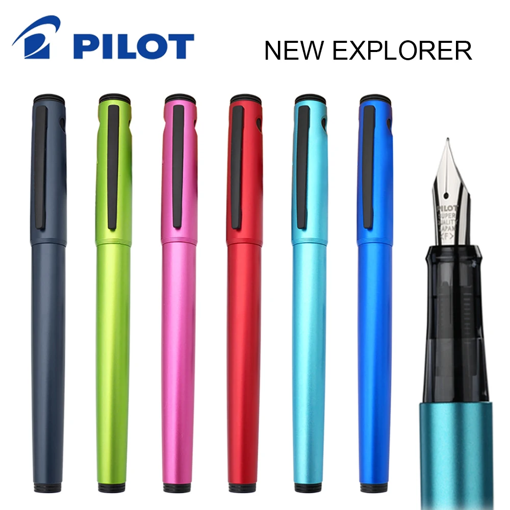 

1Pcs Japan PILOT EXPLORER Fountain Pen Business Signature Student Calligraphy Stainless Steel Nib F/M FPEX1 School Stationery