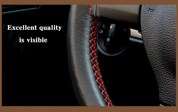 DIY Genuine Leather Car Steering Wheel Cover Soft Anti slip 100% Cowhide Braid Leather handsewn car steering wheel sleeve 38CM
DIY Genuine Leather Car Steering Wheel Cover Soft Anti slip 100% Cowhide Braid Leather handsewn car steering wheel sleeve 38CM