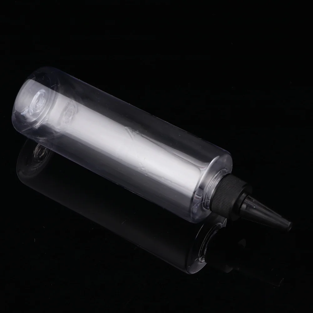 10pcs 250ml PET Pointed Mouth Hair Dye Bottles Hair Coloring Bottle Storage Container (Clear Bottle with Black Mouth)
10pcs 250ml PET Pointed Mouth Hair Dye Bottles Hair Coloring Bottle Storage Container (Clear Bottle with Black Mouth)